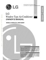 LG LWHD1200HRY7 Air Conditioner Unit Operating Manual